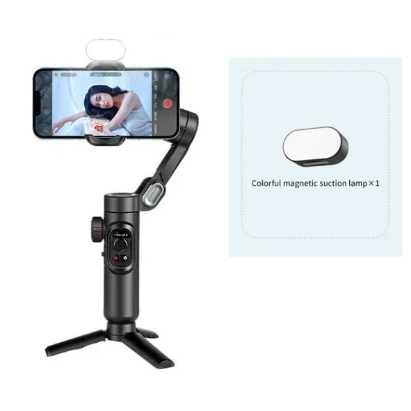 3-axis Smartphone Gimbal Stabilizer - With Light