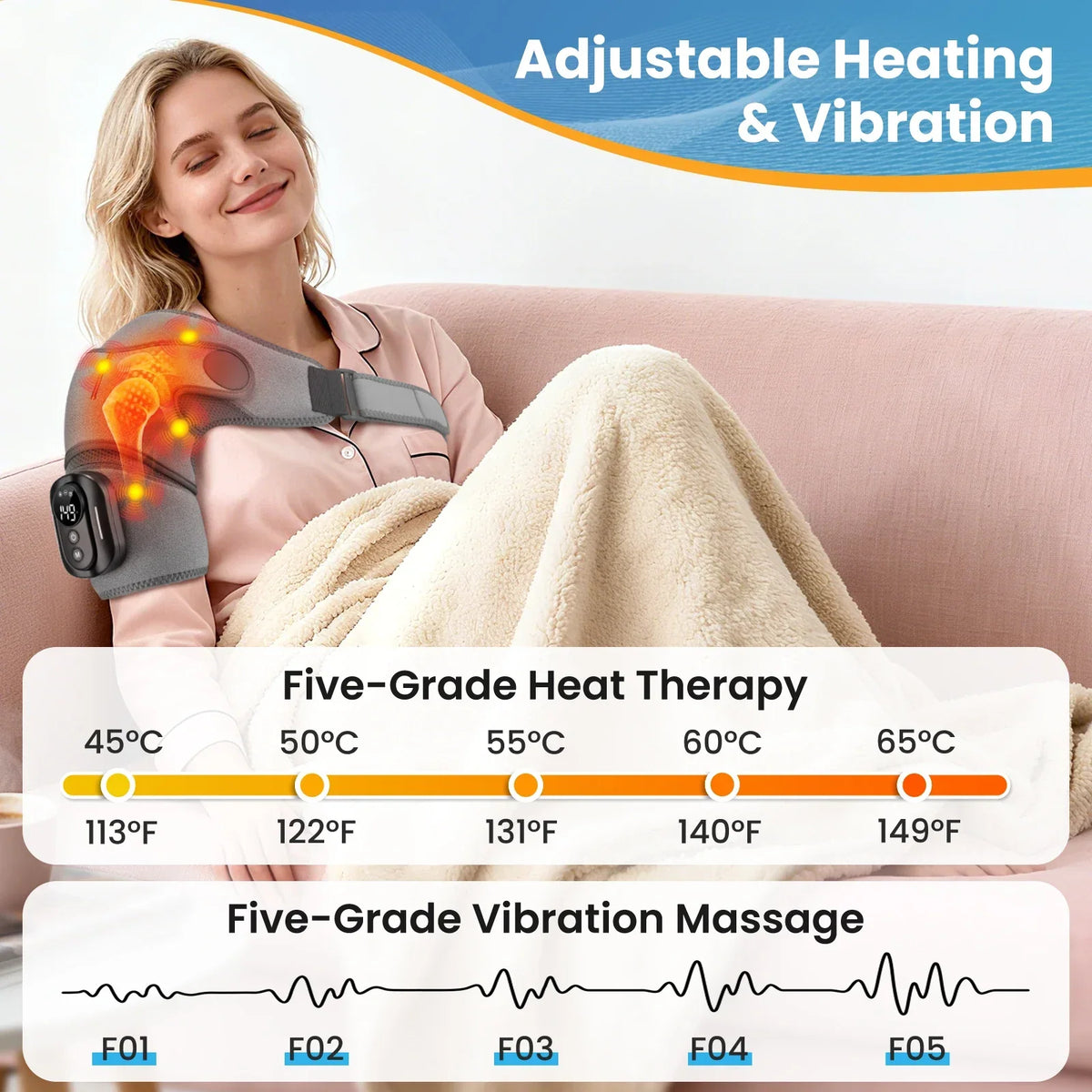 Heated Shoulder Massage Belt - Image 7