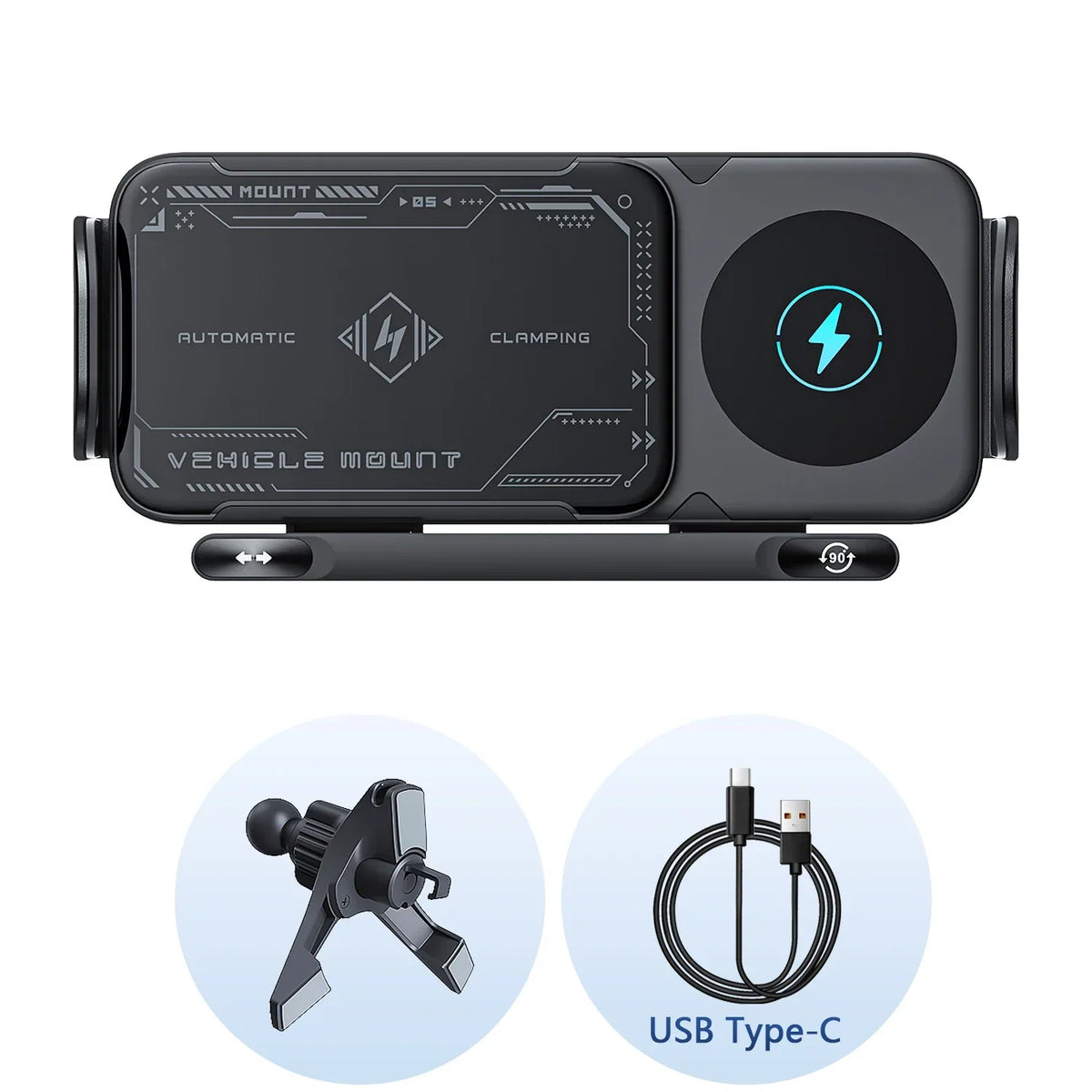 Foldable Wireless Car Phone Holder - Image 12