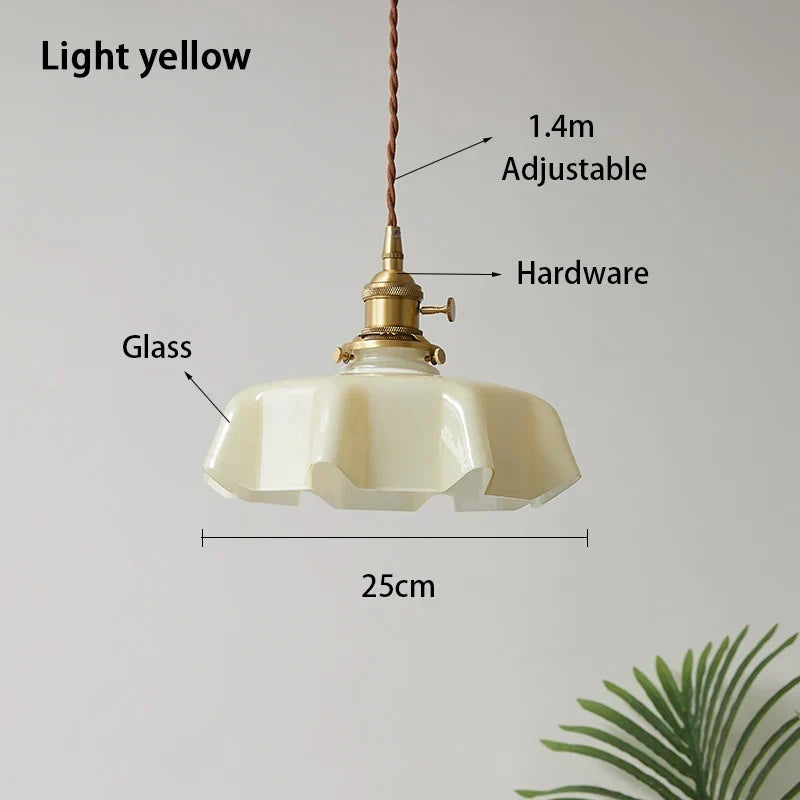 Modern Glass Flower Pendant Lamp - Image 12