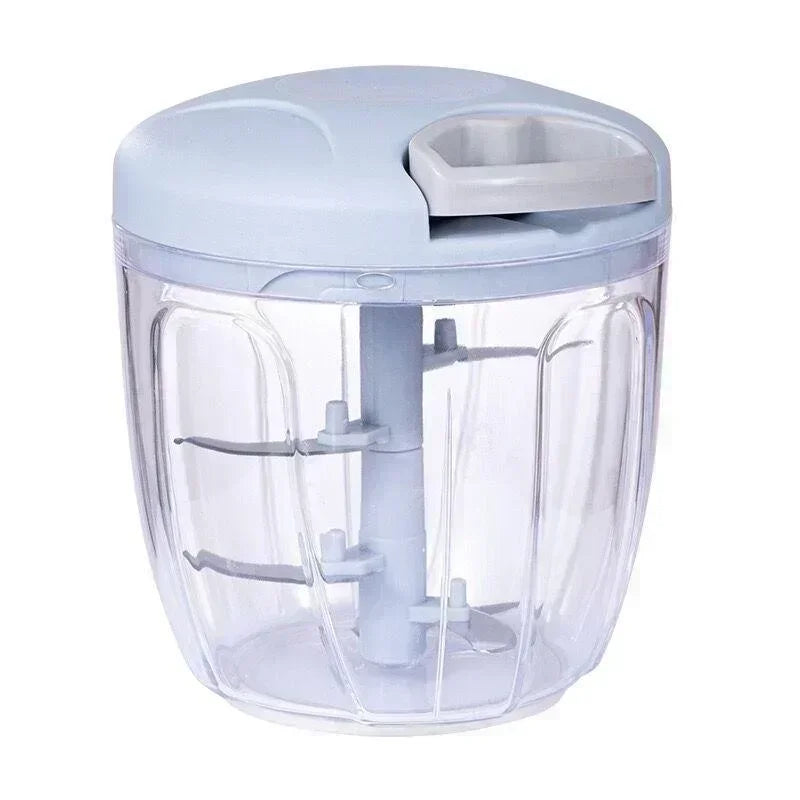 Manual Garlic Press & Multi-Function Food Chopper - 900ml 1