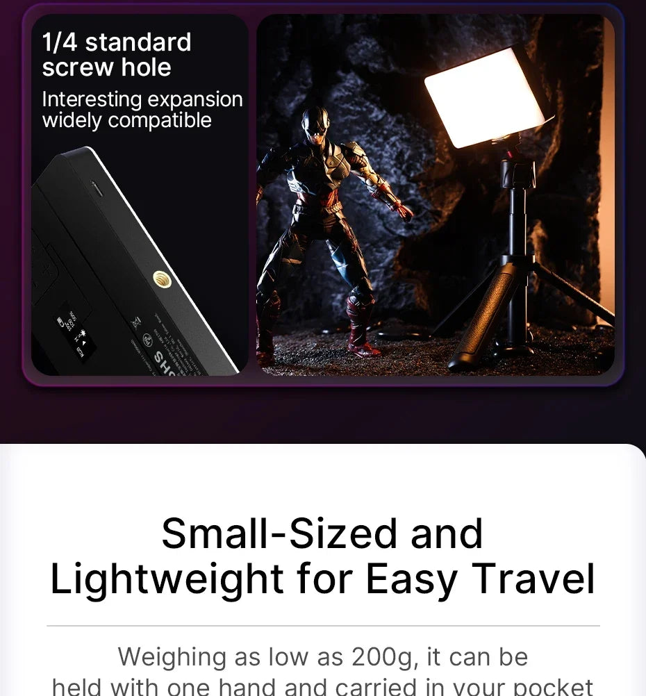 Ulanzi LT002 7" RGB Pocket Fill Light - Image 21