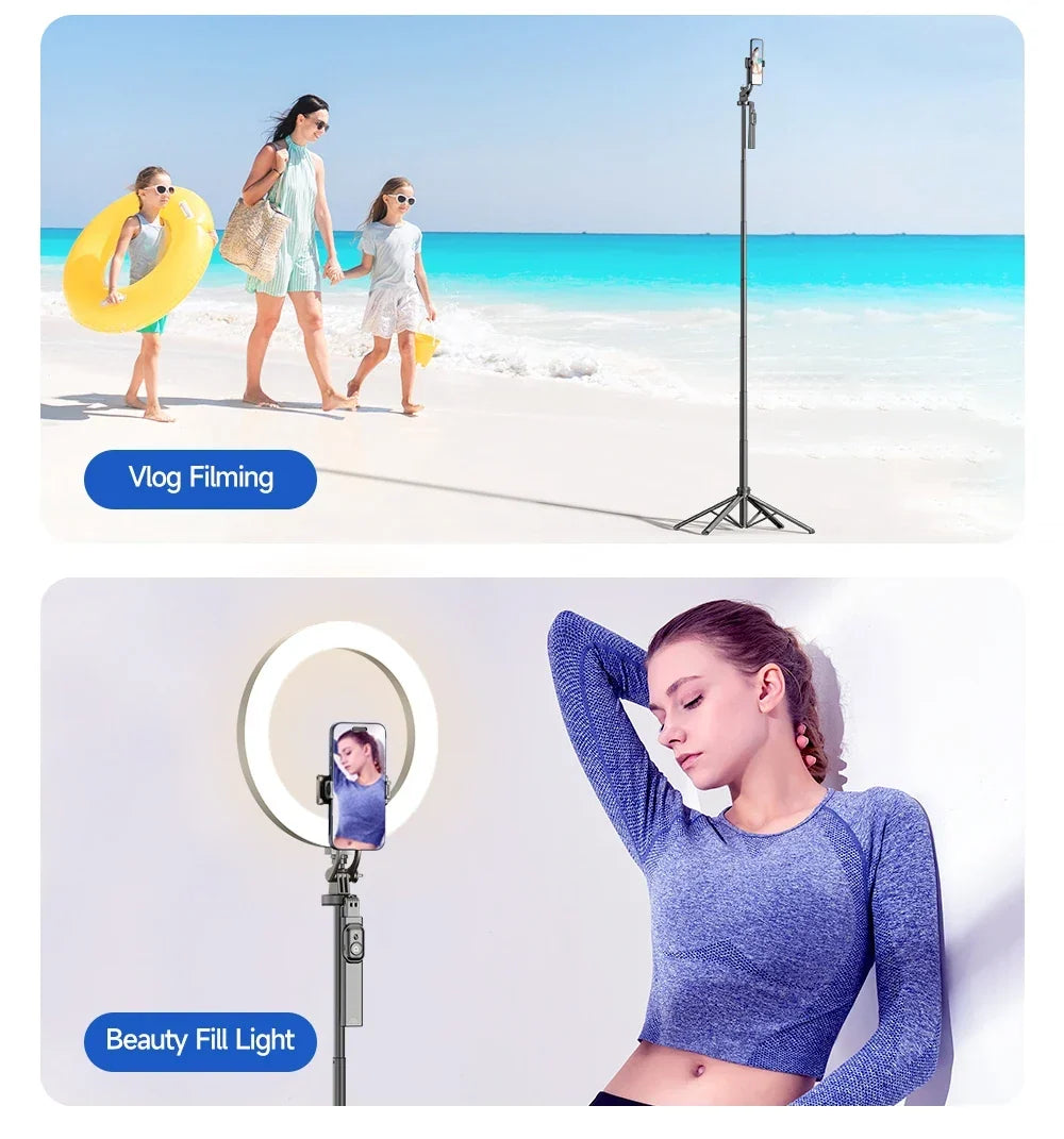 Tripod Stand with Wireless Bluetooth Remote - Image 13