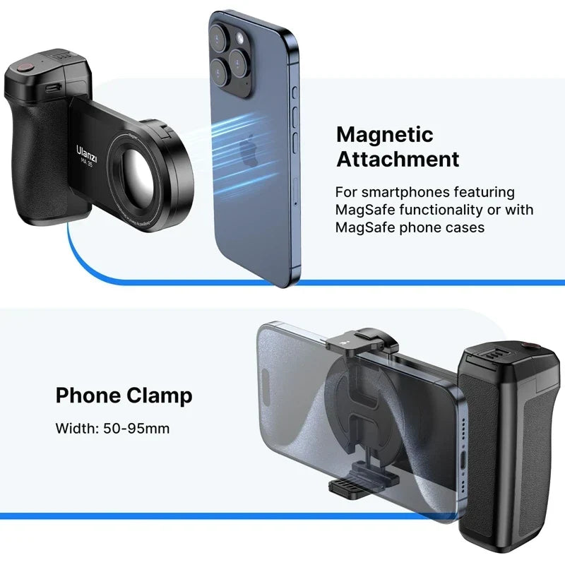 Ulanzi MA35 MagSafe Smartphone Camera Shutter Grip - Image 2