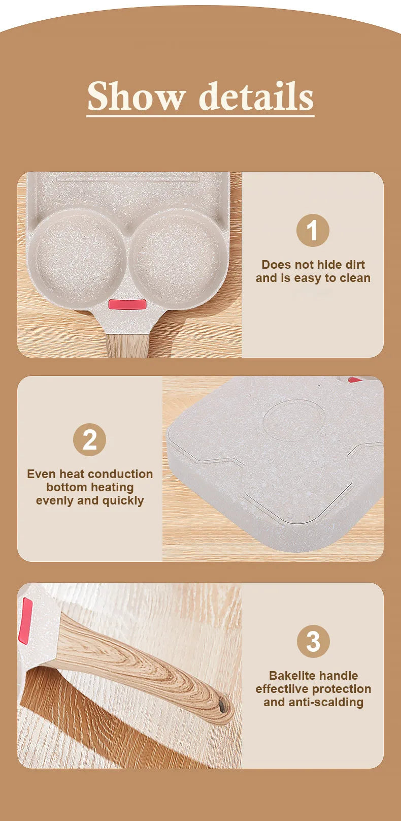 Four-Hole Egg Pancake Frying Pan - Image 15