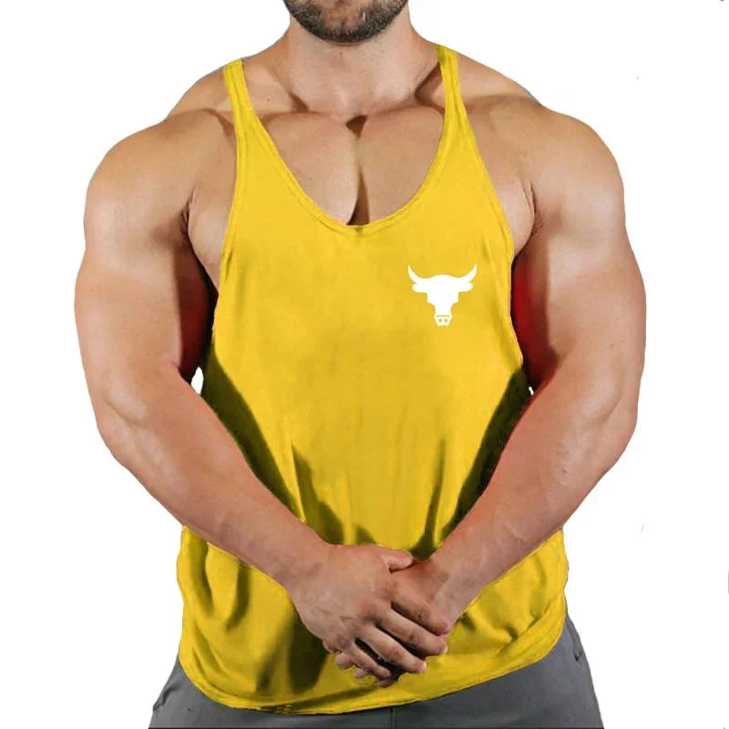 Men's Gym Sleeveless Workout Vest - Sports vests13