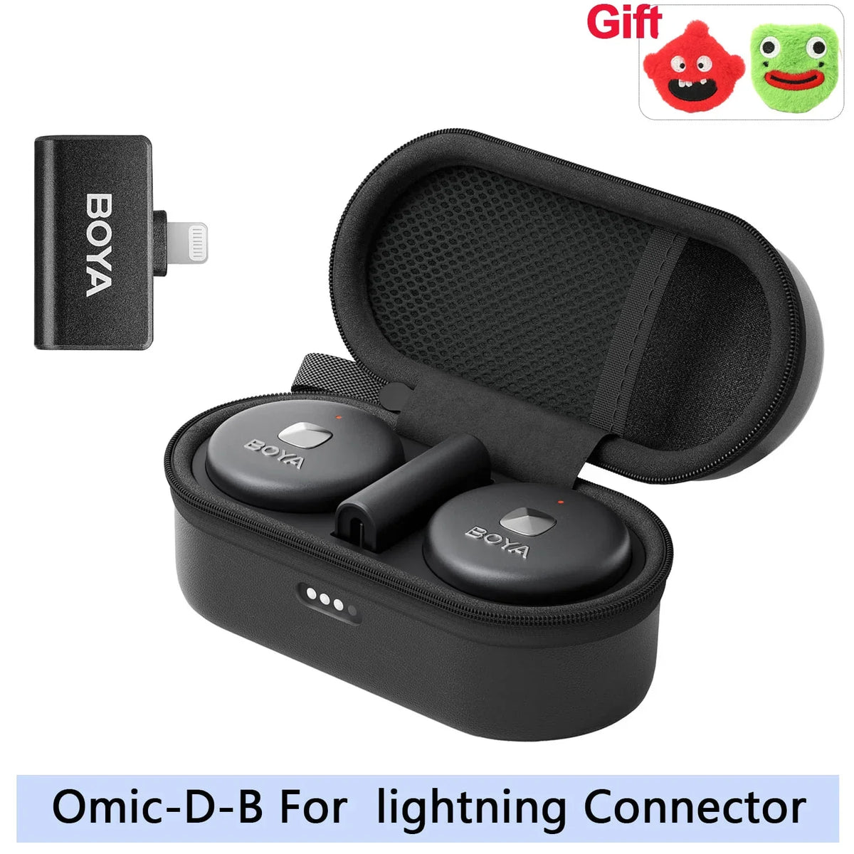 BOYA Omic D/U Wireless Lavalier Microphone - Omic-D-B-CW