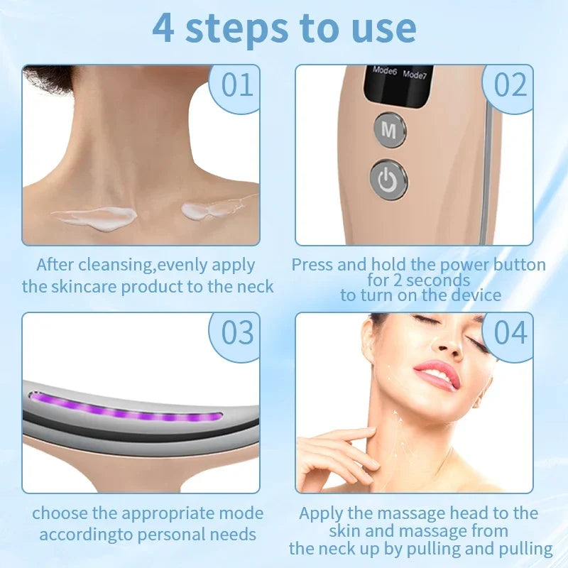 New EMS Micro-current Neck Face Beauty Device - Image 5