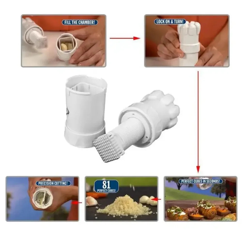 Multi-Functional Garlic Press & Slicer - Image 3