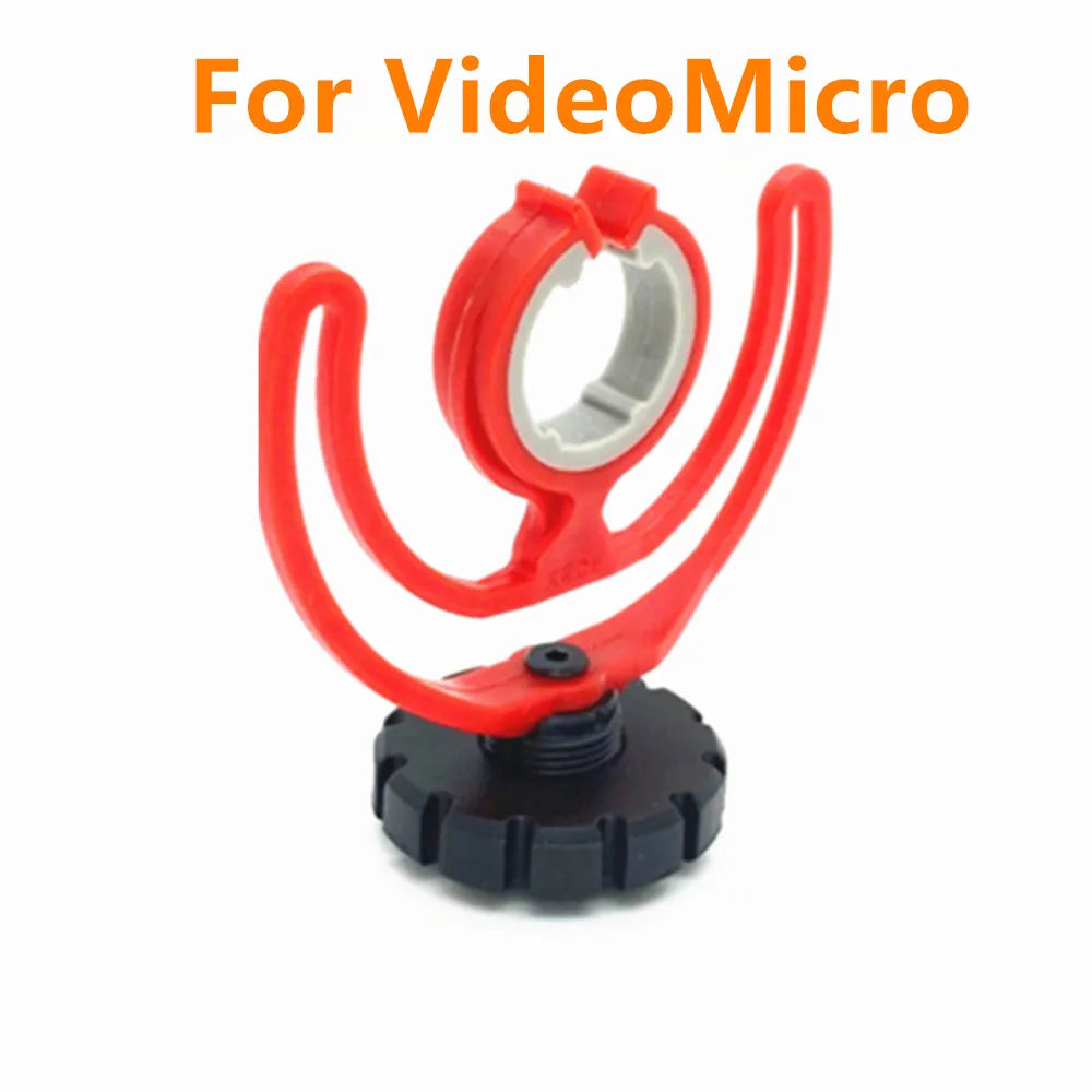 Cold Shoe Microphone Clamp Clip Shockproof Tripod Mount Adapter - VideoMicro