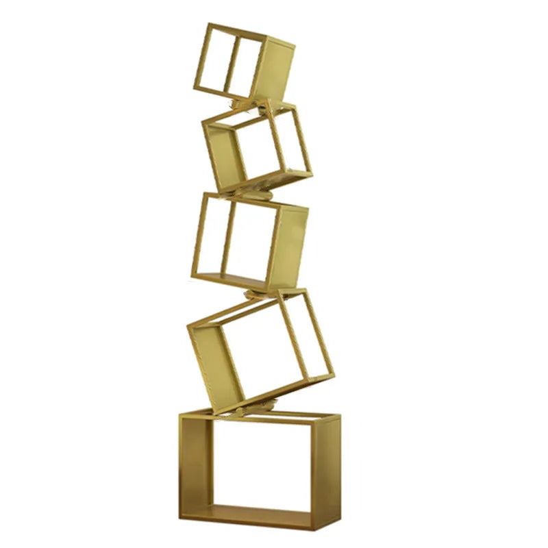 5-Layer Foldable Grid Bookshelf - Image 5