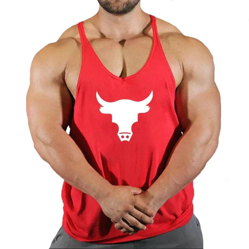 Men's Gym Sleeveless Workout Vest - Sports vests5