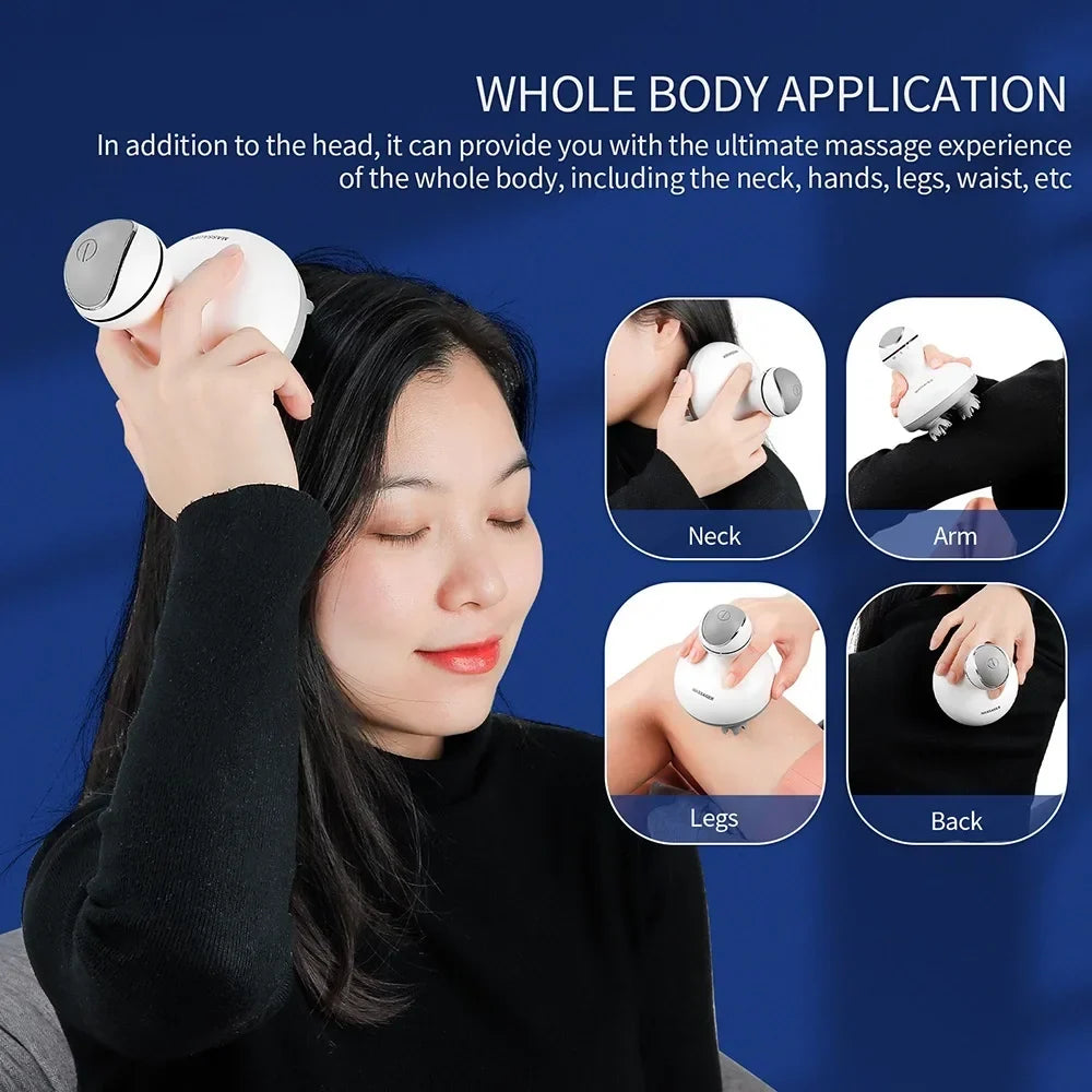 3D Waterproof Electric Head Massager - Image 14