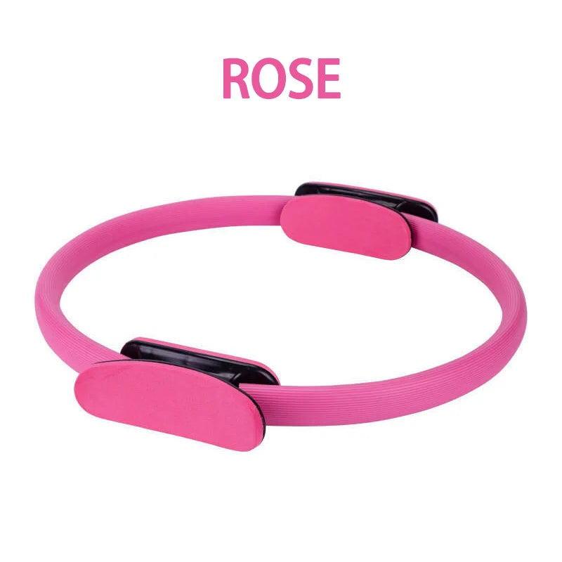 Pilates Yoga Fitness Ring - Rose Red