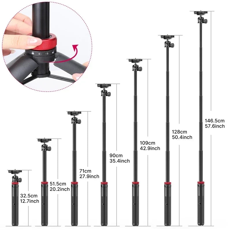 Ulanzi MT-44 Extendable Tripod Stand 42" - Image 3