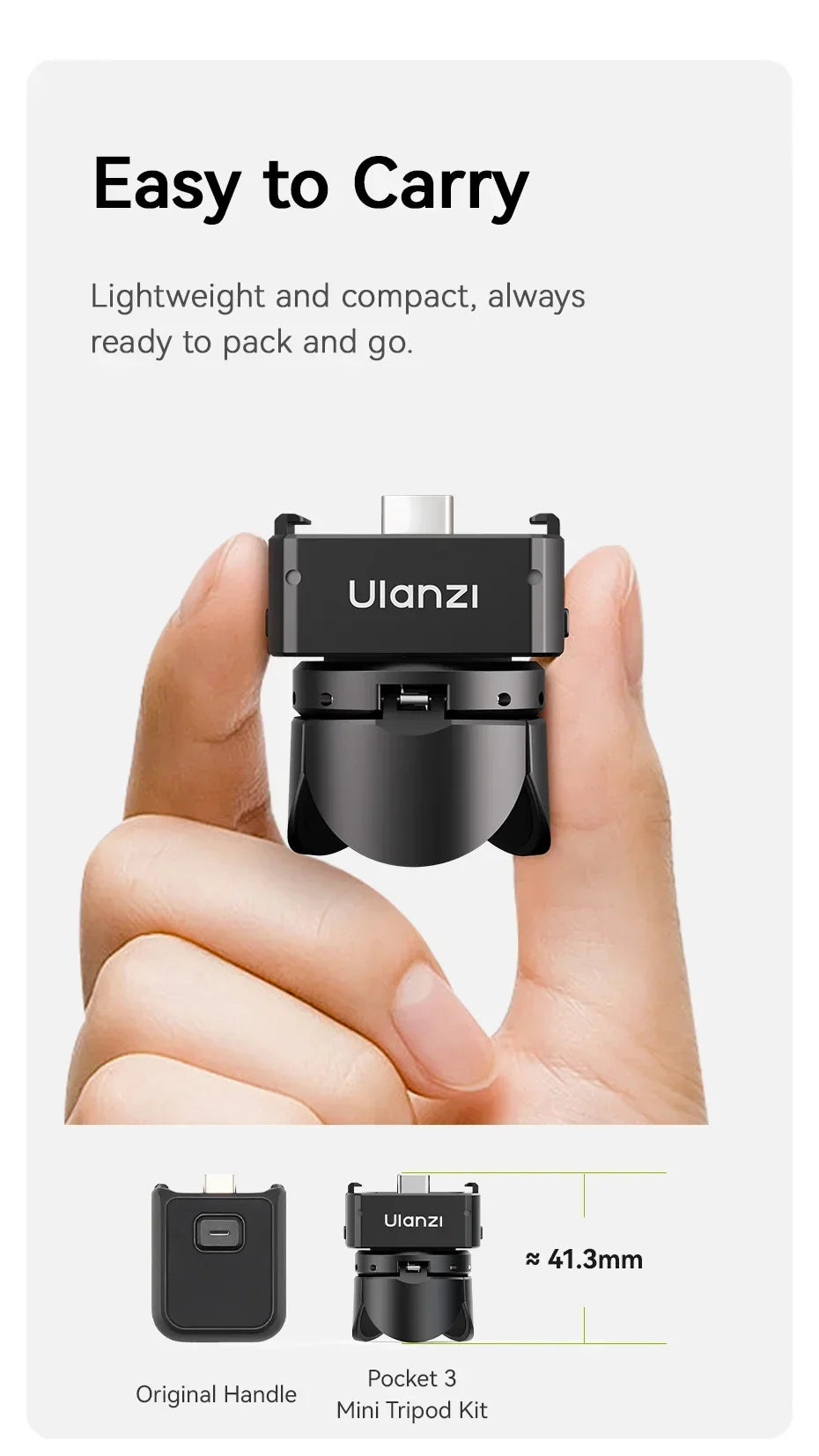 Pocket 3 Mini Tripod Kit - Image 9