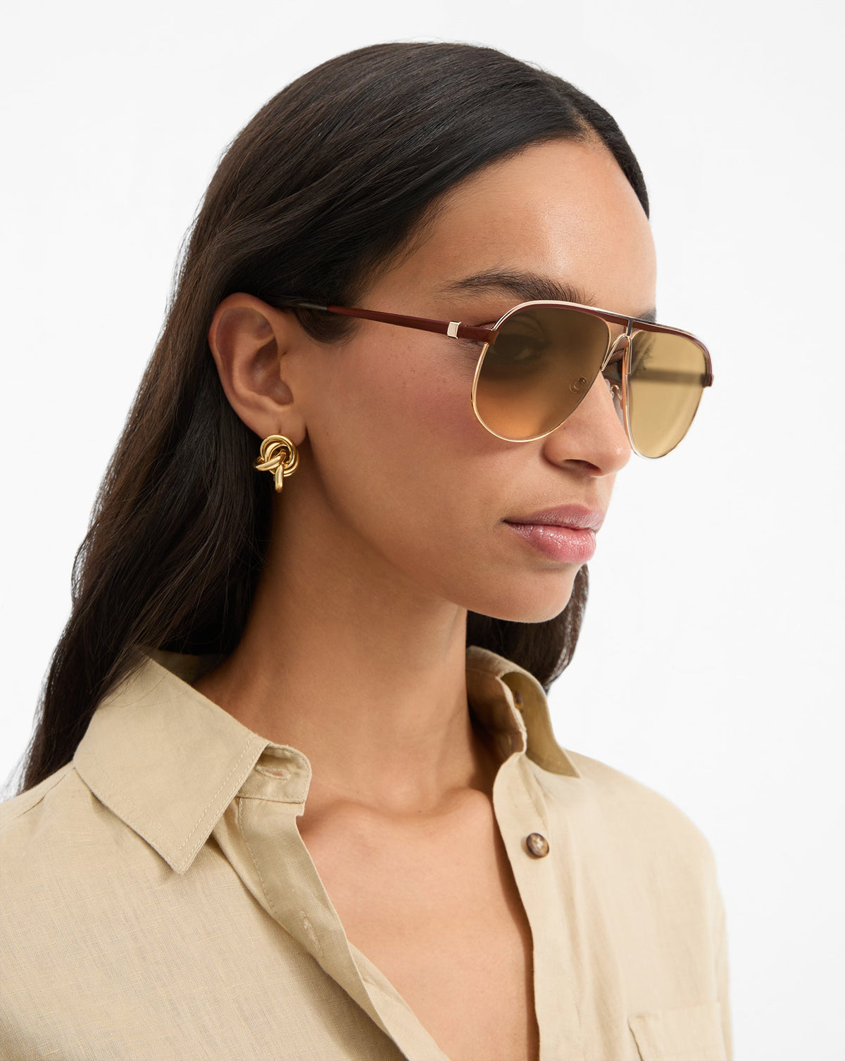 Farrah Aviator Sunglasses - Image 2