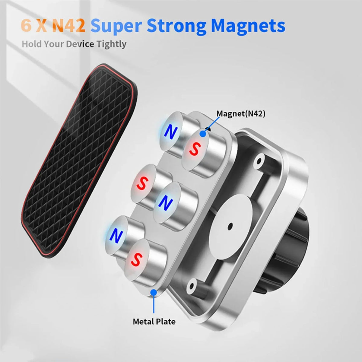 Magnetic Car Phone Holder Vent (2025 Upgrade) - Image 3