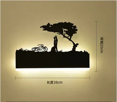 Sonce Black Wall Lamp - I
