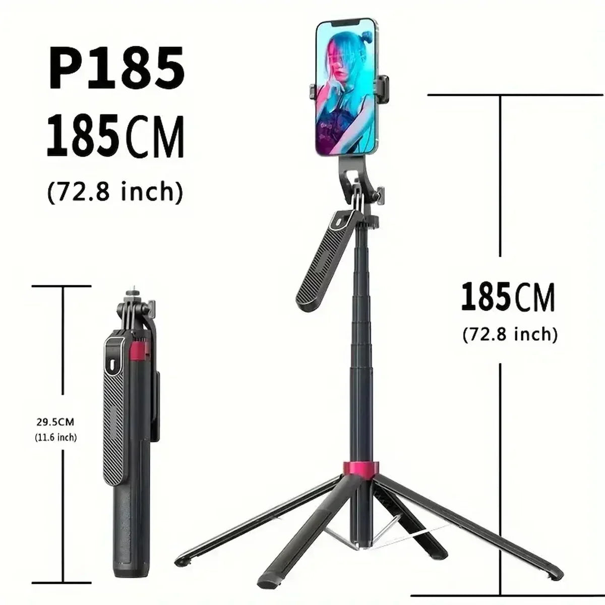 Portable Camera Tripod with Wireless Remote - Image 2