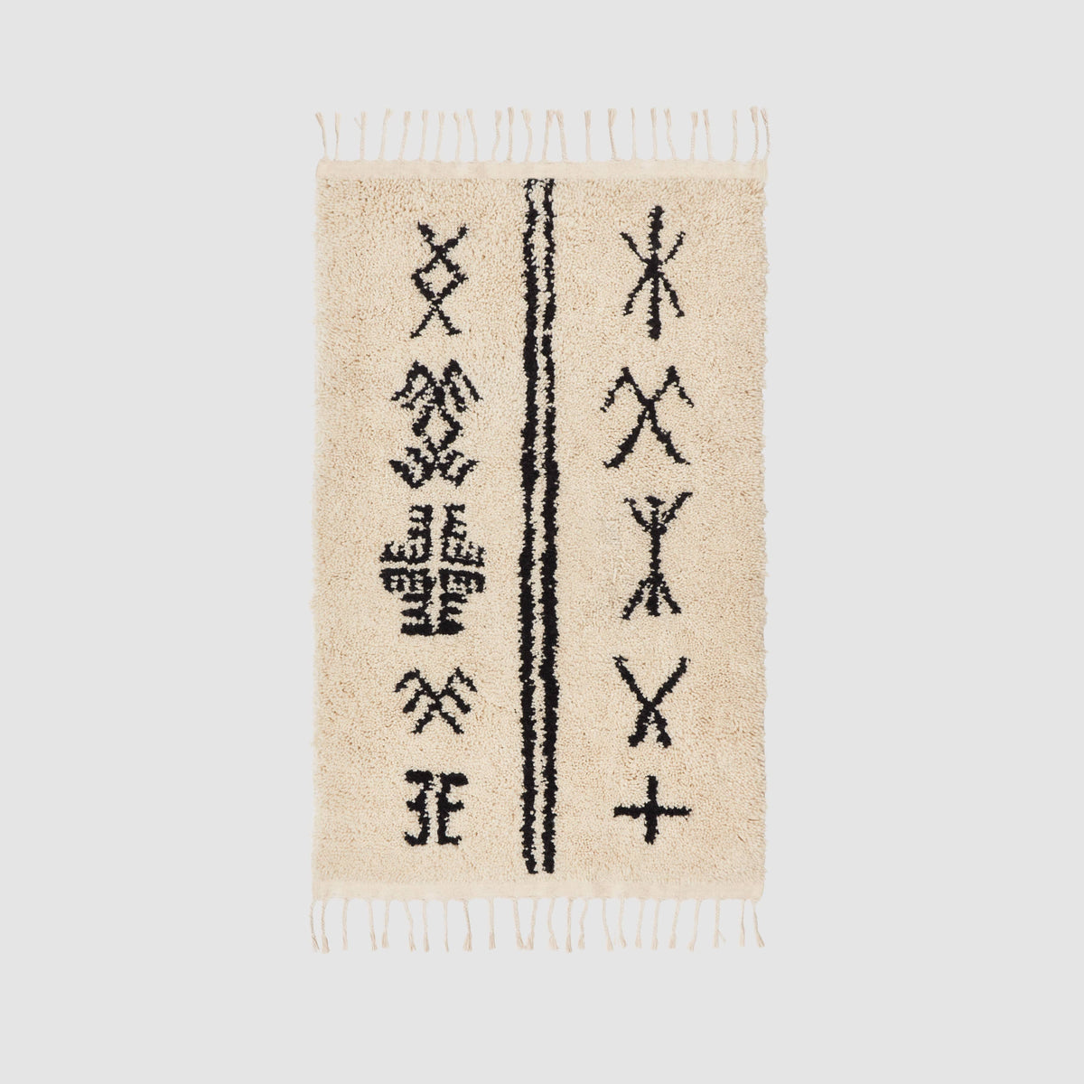 Salima Hand-Knotted Beni Ourain Accent Rug - Image 6