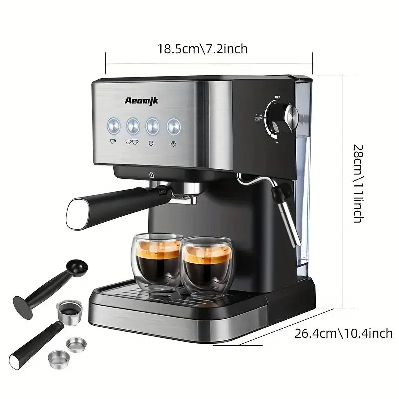 Aeomjk 20 Bar Semi-Automatic Espresso Machine - Image 4