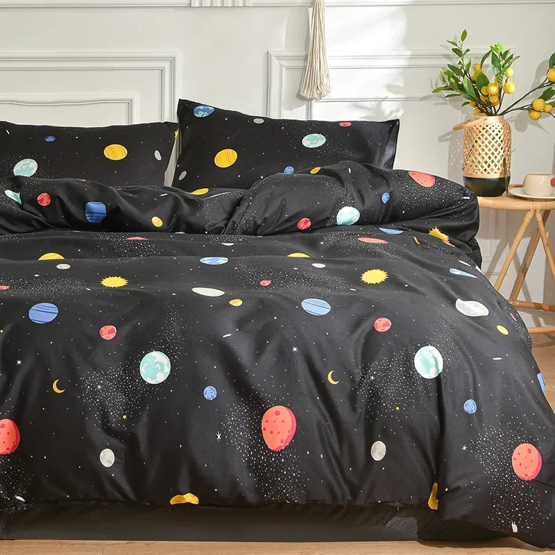 Black Marble Duvet Cover Set - aoyouxingji