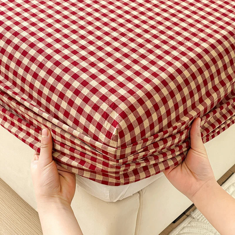 Pure Cotton Fitted Soft Mattress Cover for Kids & Adults - yunsuhong