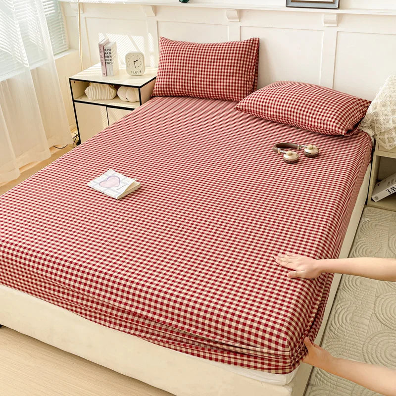 Pure Cotton Fitted Soft Mattress Cover for Kids & Adults - Image 2