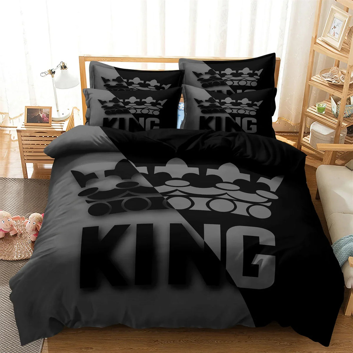 3-Piece King & Queen Duvet Cover Set - Image 3