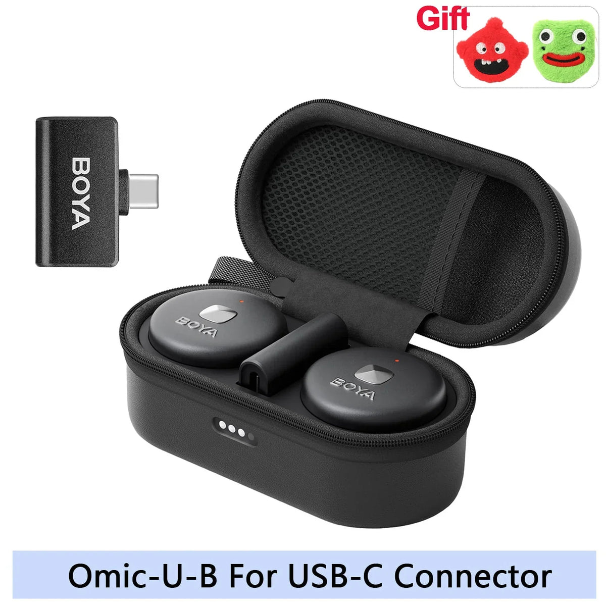 BOYA Omic D/U Wireless Lavalier Microphone - Omic-U-B-CW
