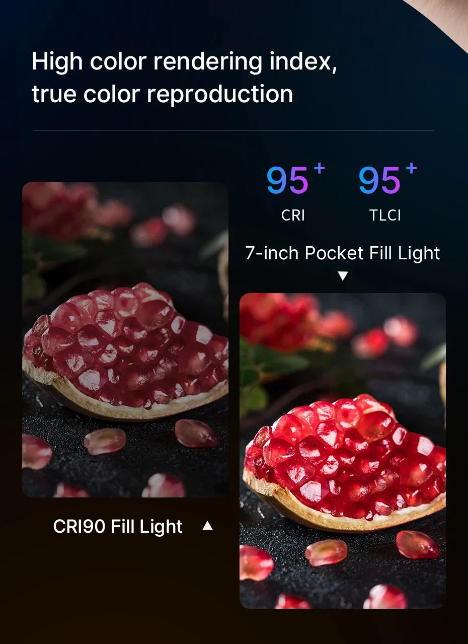Ulanzi LT002 7" RGB Pocket Fill Light - Image 15