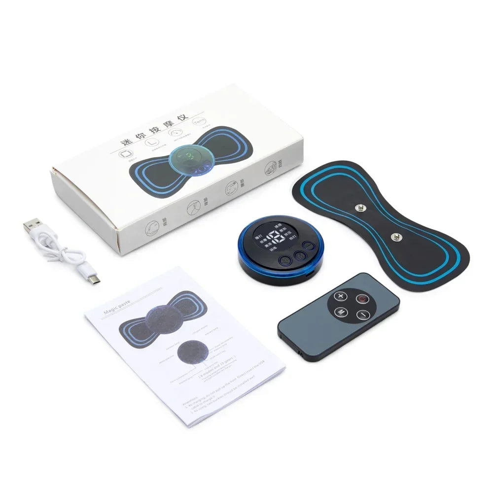 Mini Electric Neck Massager - Remote control style