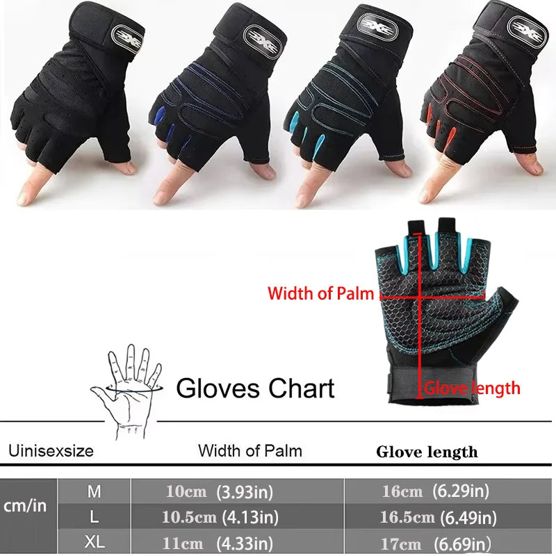 Weight Lifting Wristband Gloves - Image 6