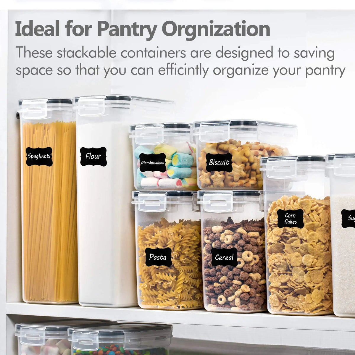 5Pcs Food Storage Containers with Lids - Image 7