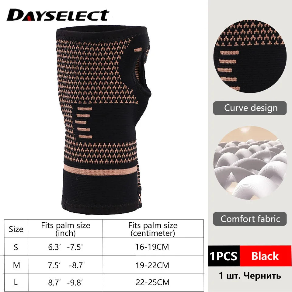 Copper Wrist Brace - A-Black