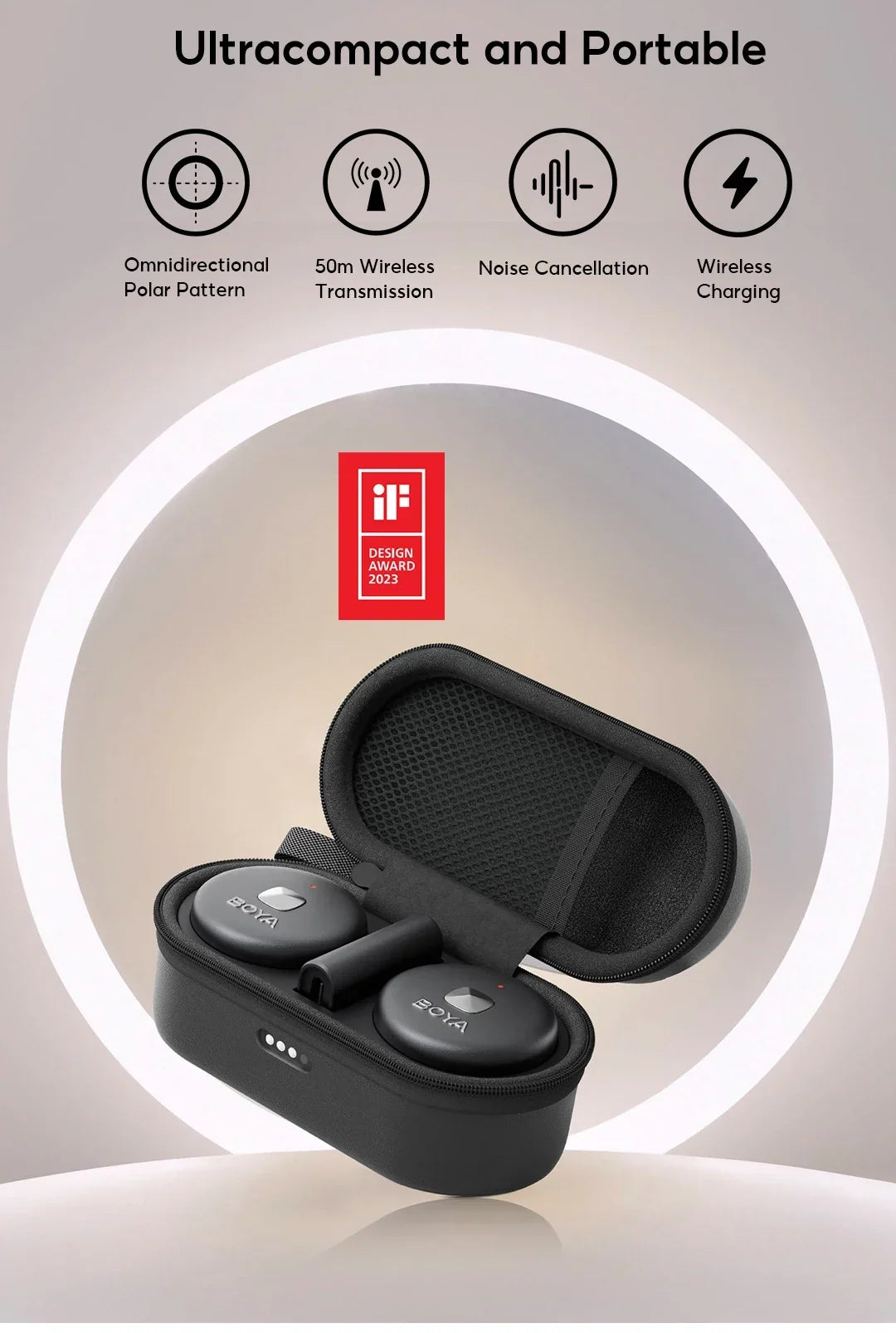 BOYA Omic D/U Wireless Lavalier Microphone - Image 8