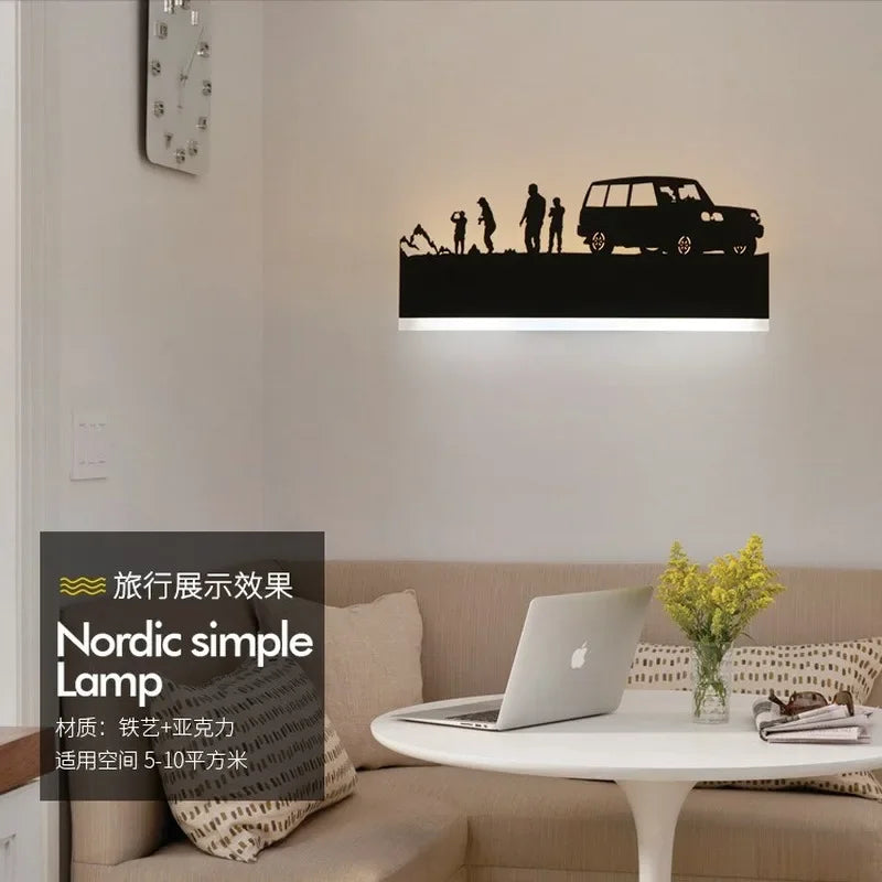 Sonce Black Wall Lamp - Image 2