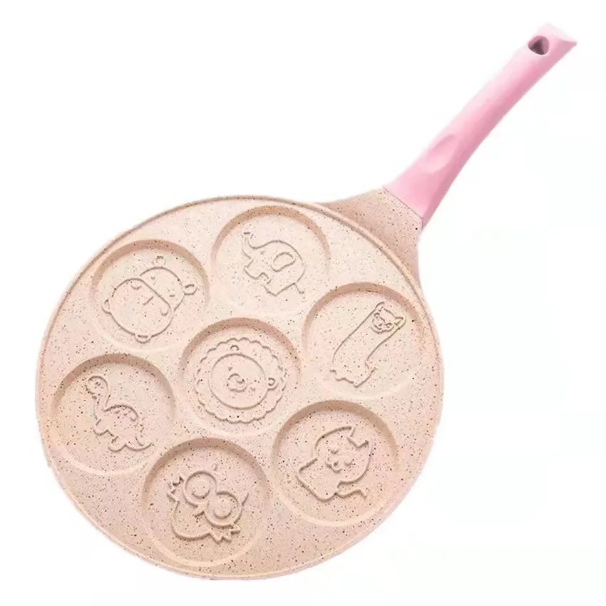 Seven-Hole Breakfast Nonstick Frying Pan - P1