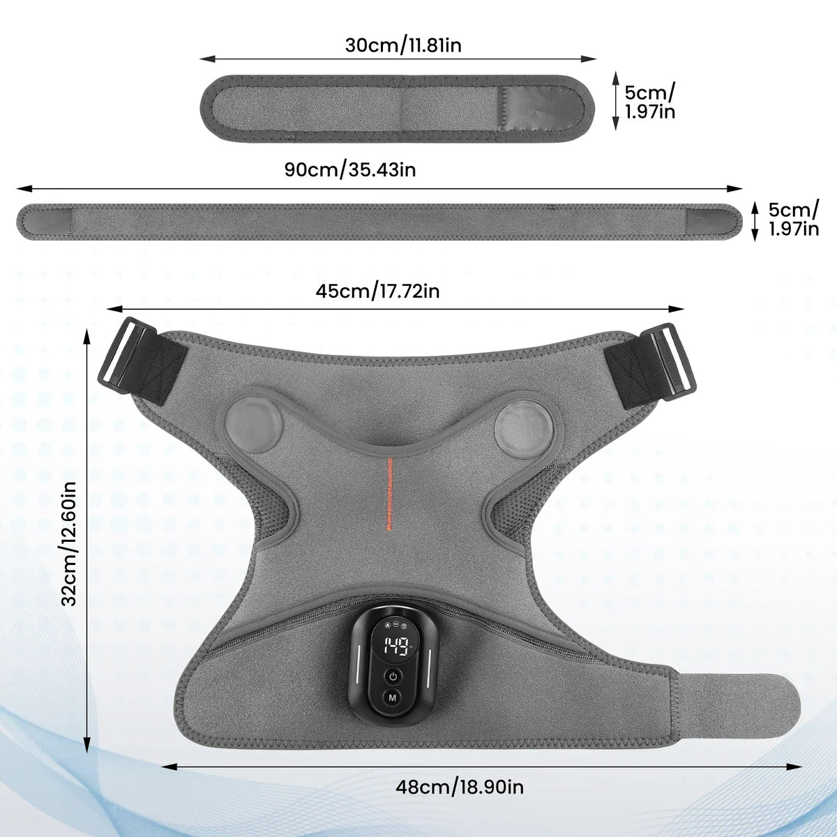 Heated Shoulder Massage Belt - Image 11