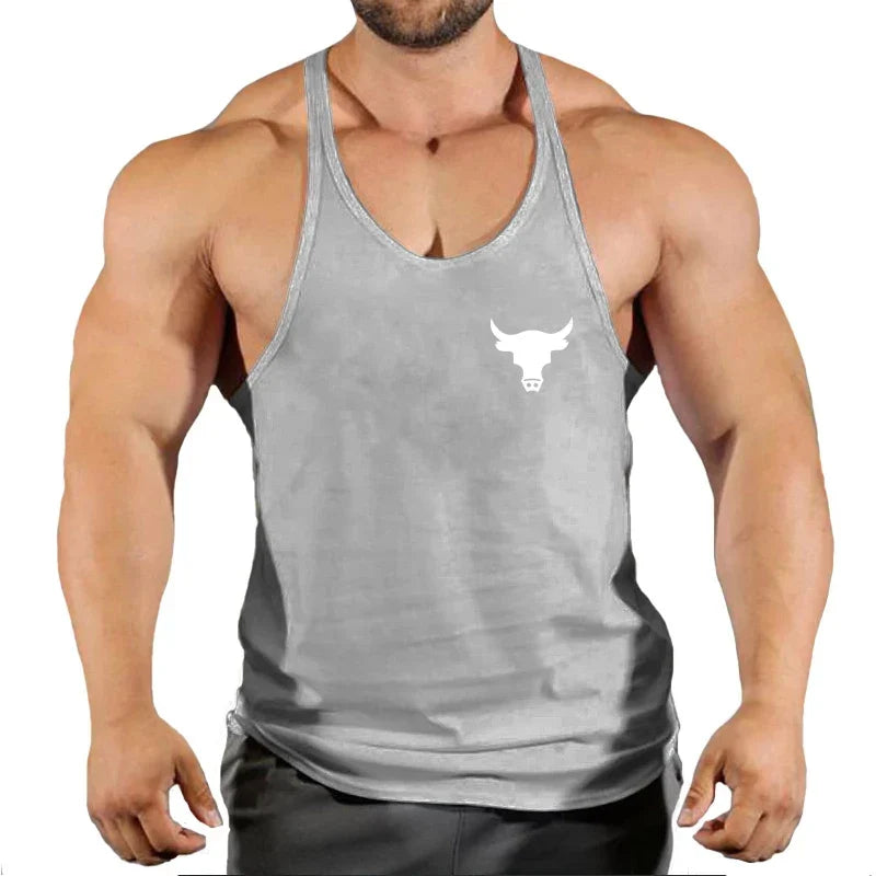 Men's Gym Sleeveless Workout Vest - Sports vests12
