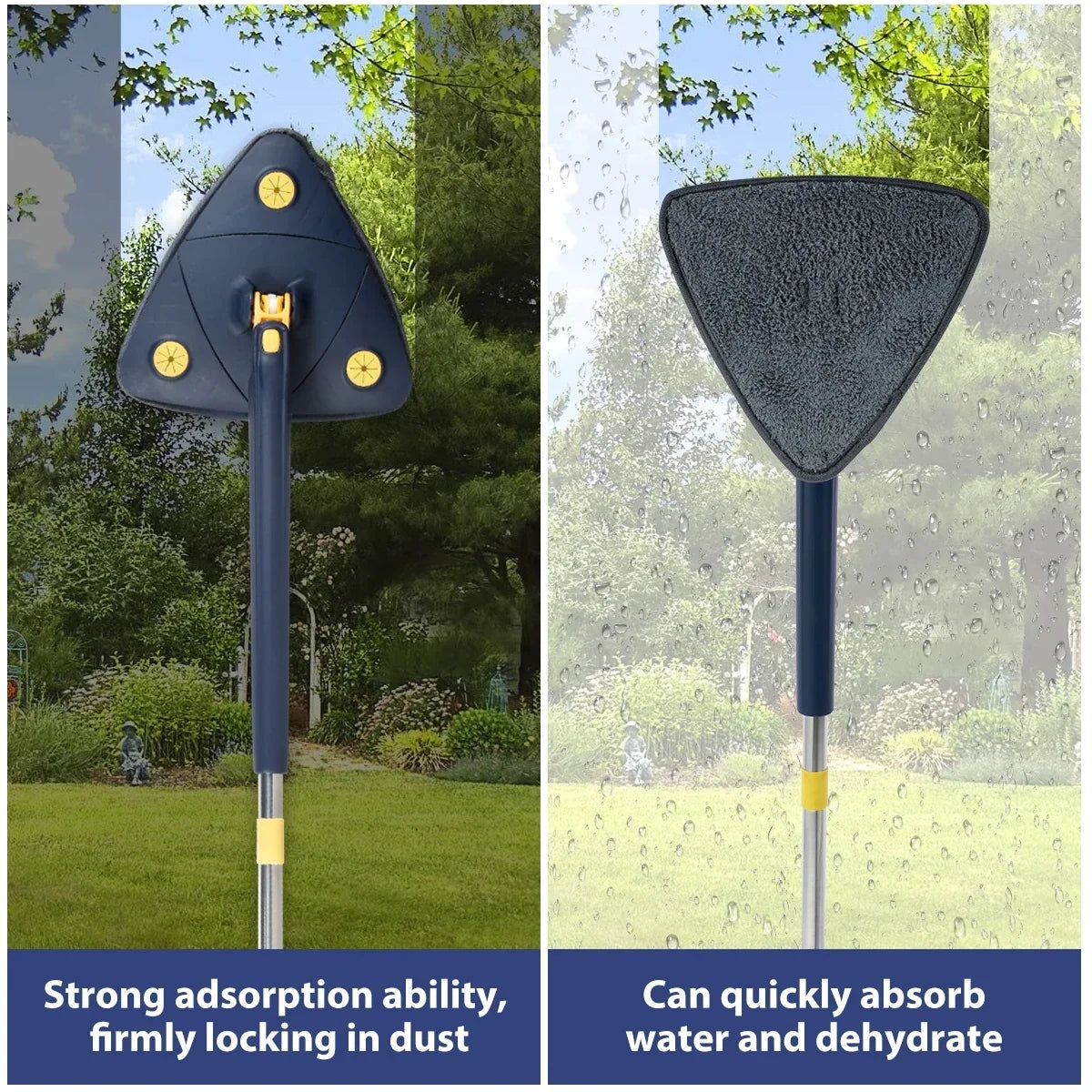Telescopic Triangle Mop 360° Rotatable - Image 8
