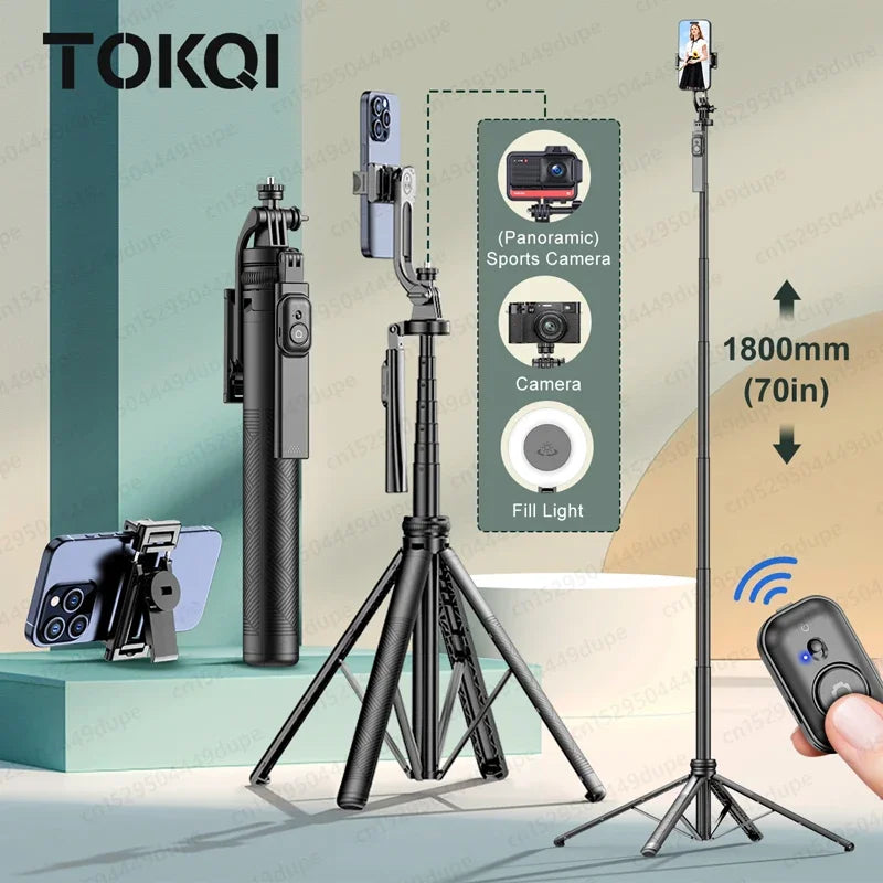 Tripod Stand with Wireless Bluetooth Remote