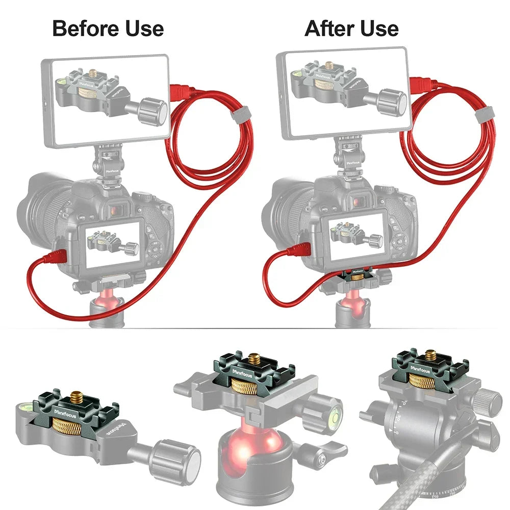 Camera Cable Clamp with Arca Swiss System - Image 3