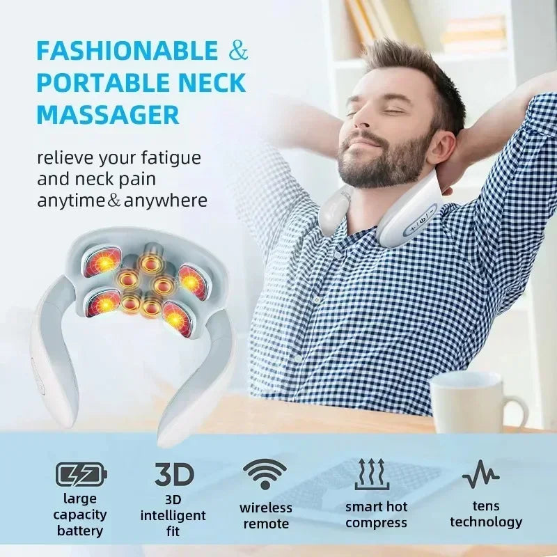 Heat Vibration Neck Massager - Image 5