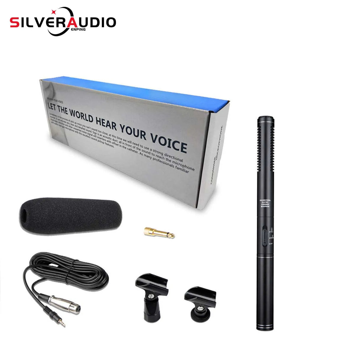 GAM-CF01 Unidirectional Handheld Interview Shotgun Microphone - Image 5