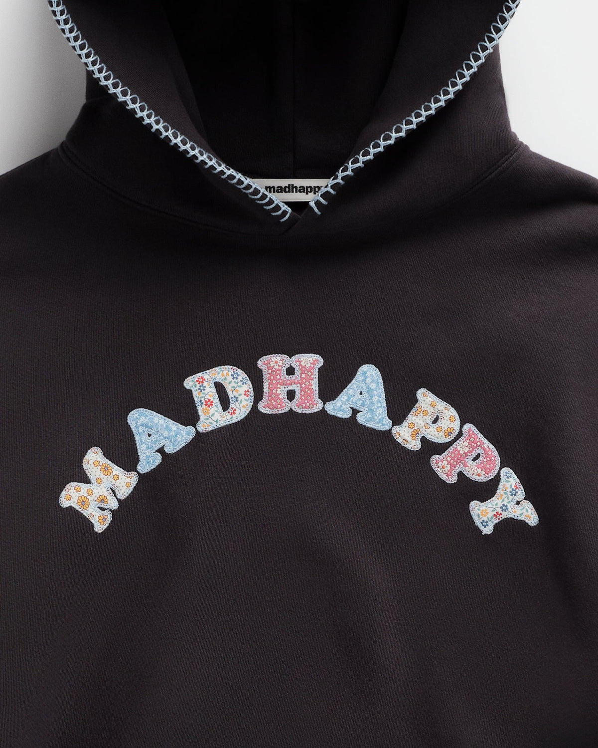 Patchwork Cooper Fleece Hoodie - Image 2