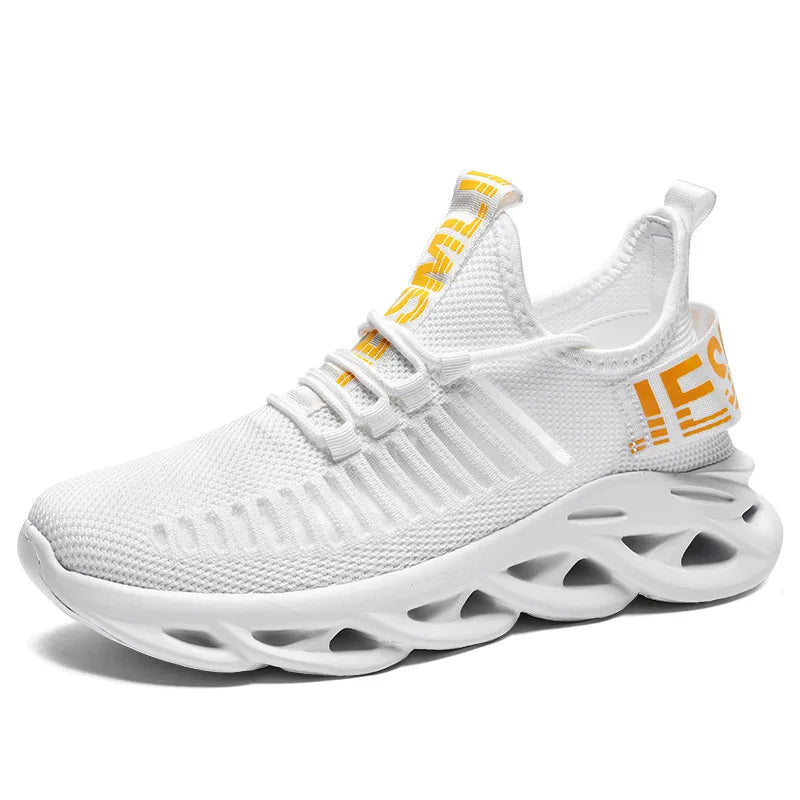 Men’s Lightweight Running & Basketball Shoes - White