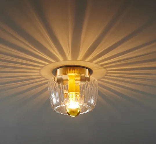 Nordic Retro Wall Lamp - Clear glass