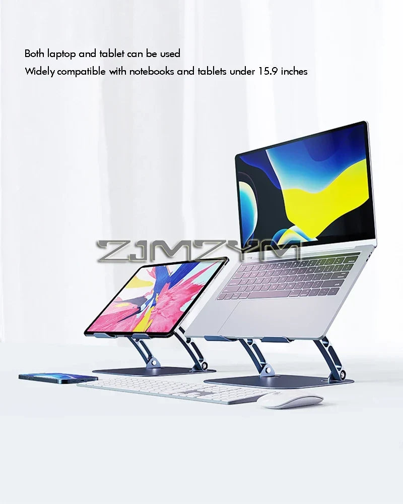 Aluminum Laptop Stand with Cooling Fan - Image 9